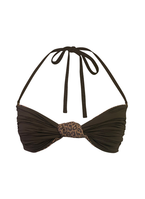 Trendy Giuliana Bandeau – baby leopard pattern